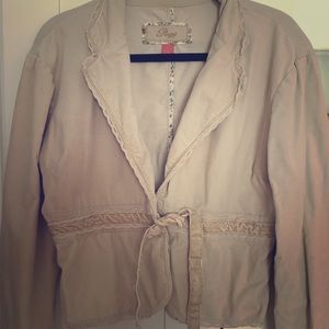 Corduroy beige jacket